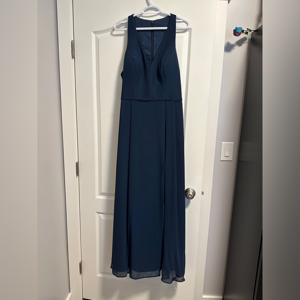 Azazie Dress Navy